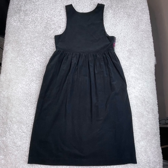 Vintage Susan Bristol Petites Tartan Plaid Corduroy Dress Pockets Modest 8 - Picture 2 of 10